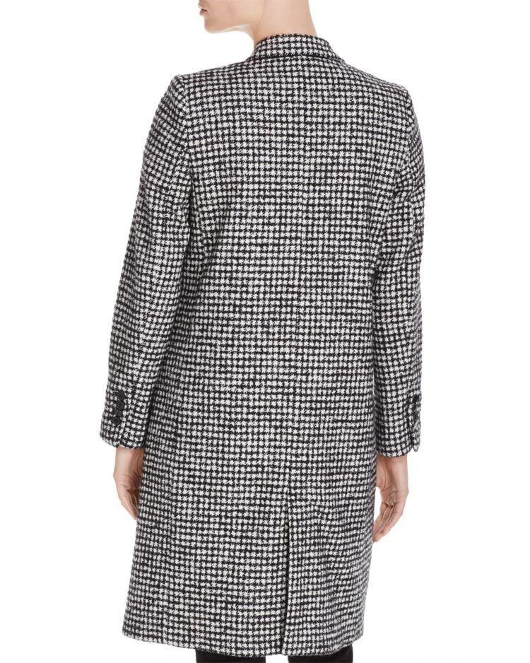 The Kooples Mark Graphic Houndstooth-Style Coat 2
