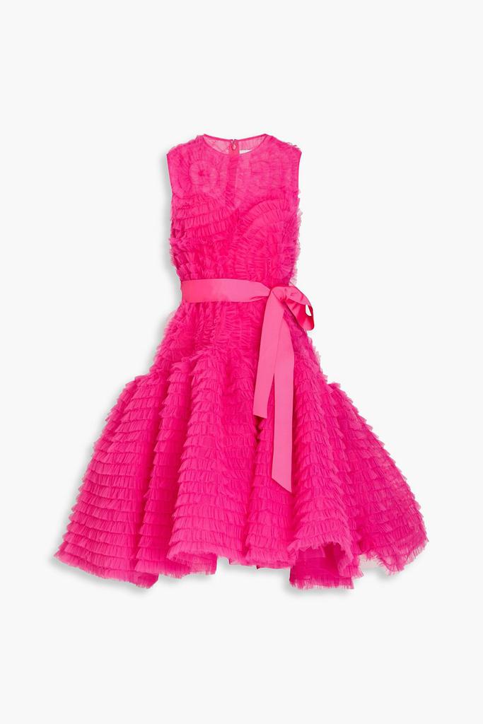 Huishan Zhang Pernille ruffled tulle dress