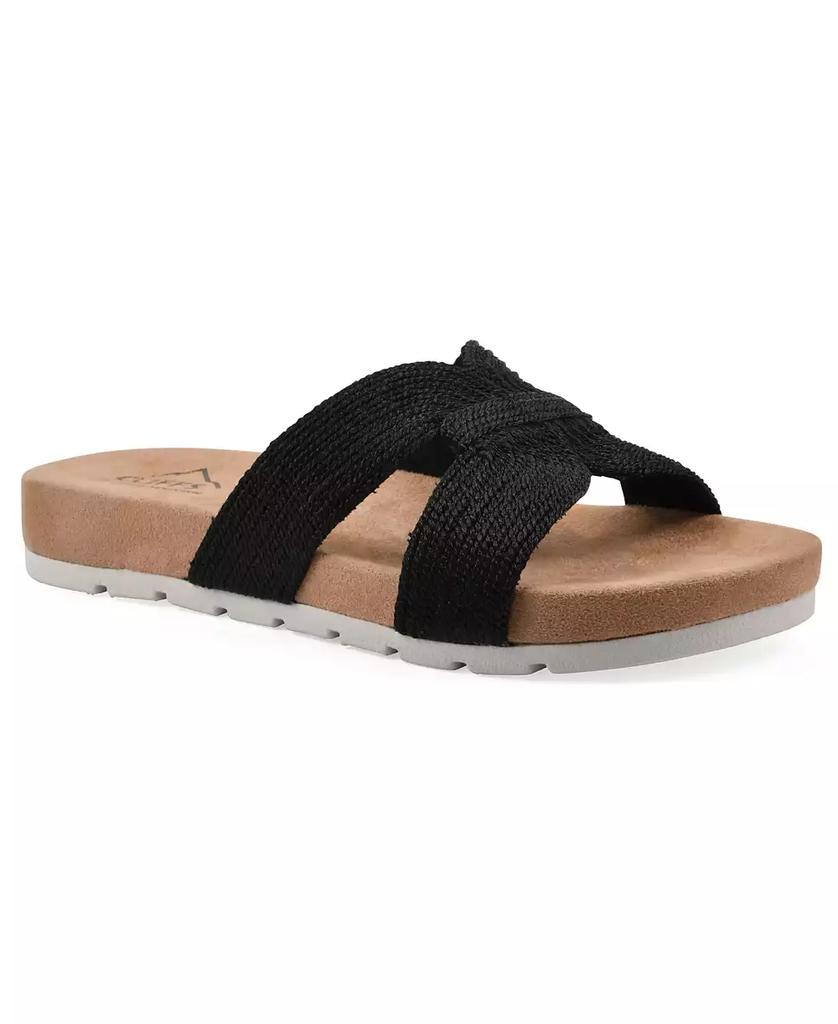 White Mountain Women's Tindra Slip-On Sandals