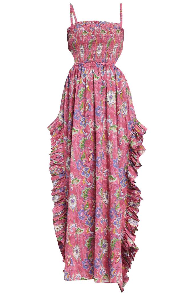 Caroline Constas Caroline Constas Margo Gown Pink Enchanted Paisley