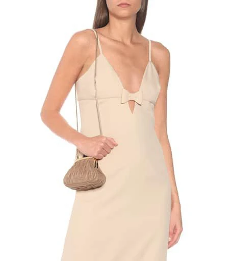 Miu Miu Miu Belle Mini matelassé leather clutch 2
