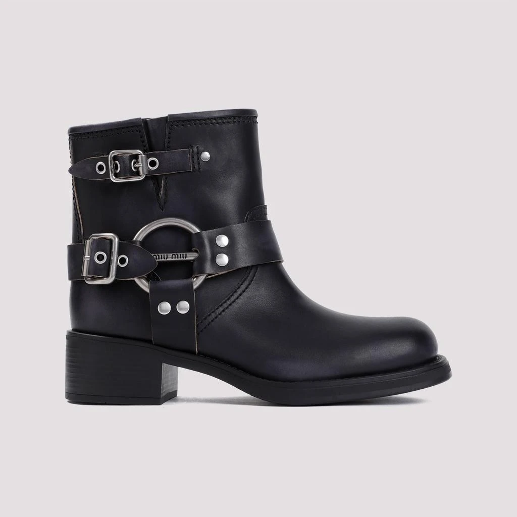 Miu Miu DONNA BOOT BLACK INTERIOR SHEEP 2