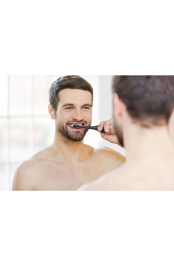 AquaSonic Black Series Ultra Sonic Whitening ToothBrush with 8 DuPont Brush Heads & Travel Case 7