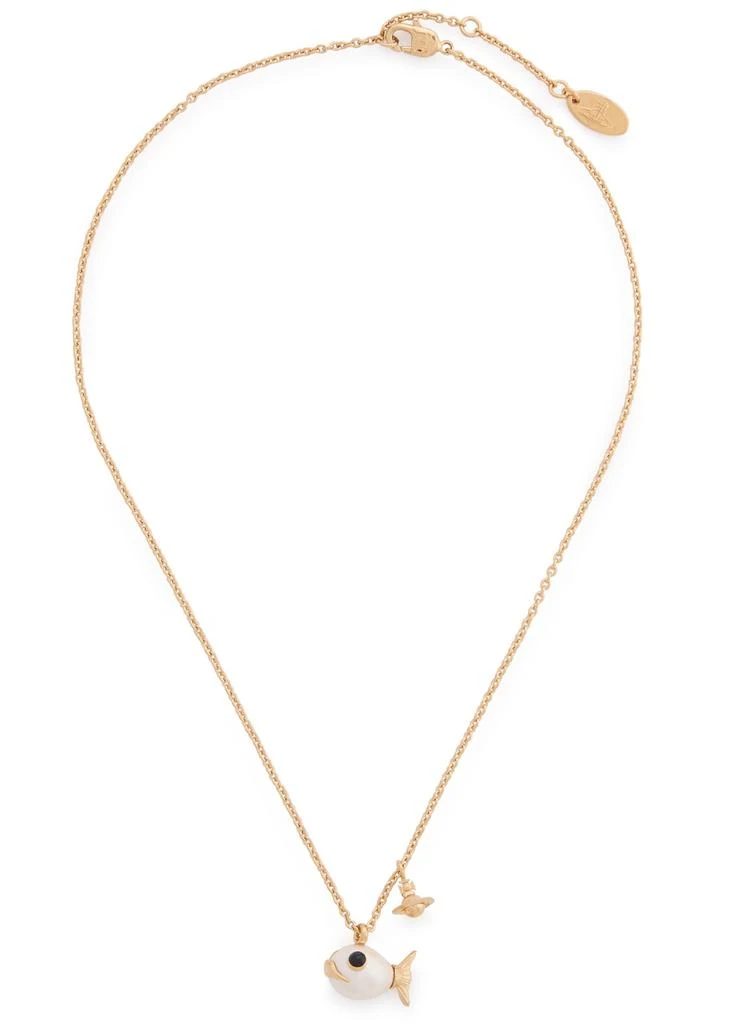 Vivienne Westwood Luzie fish-charm necklace 3