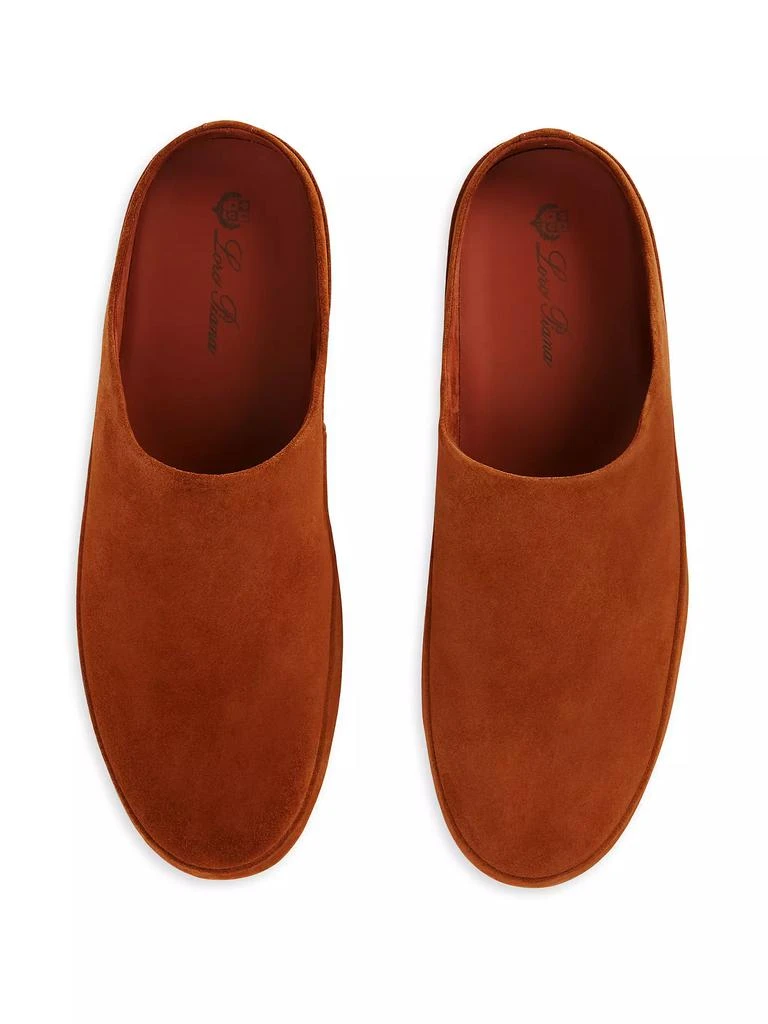 Loro Piana Tomori Walk Suede Sabots 4