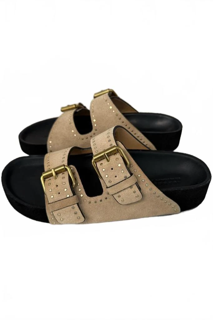 Isabel Marant Women
s Lennyo Sandals In Beige 2