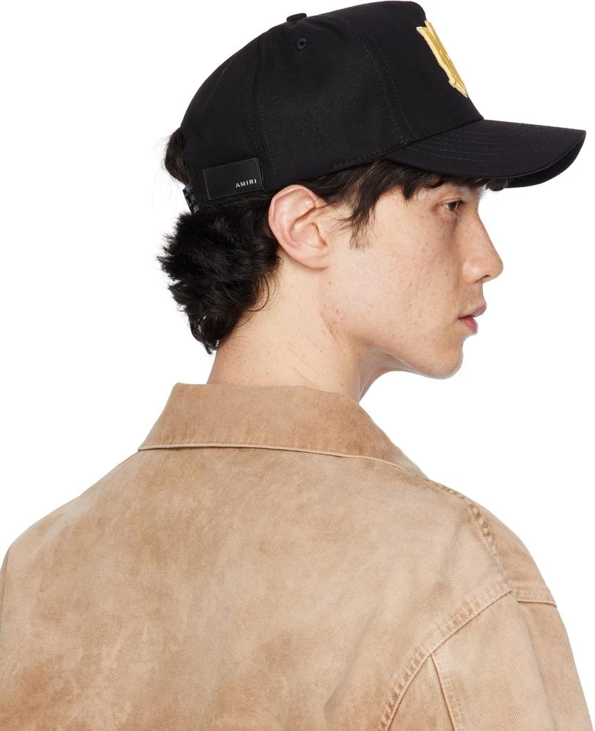 AMIRI Black MA Canvas Cap 3