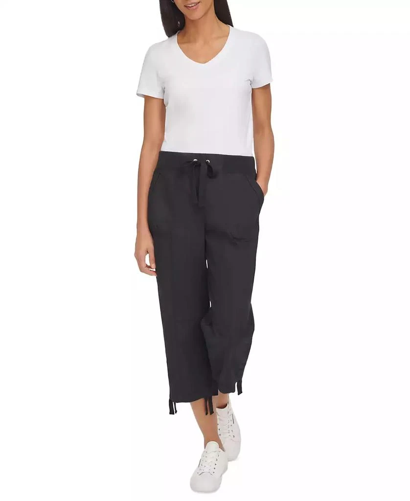 Calvin Klein Women's Convertible Cargo Capri Pants 4