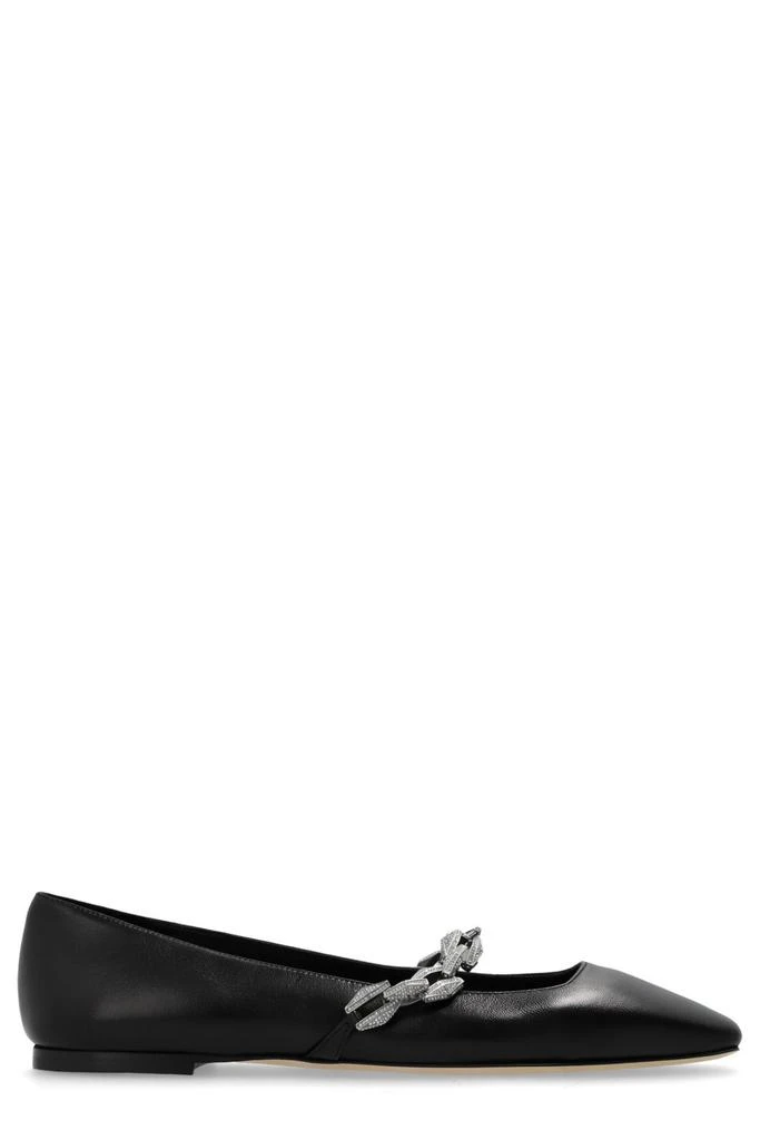 Jimmy Choo Jimmy Choo Chain Embellished Ballerina Flats 1