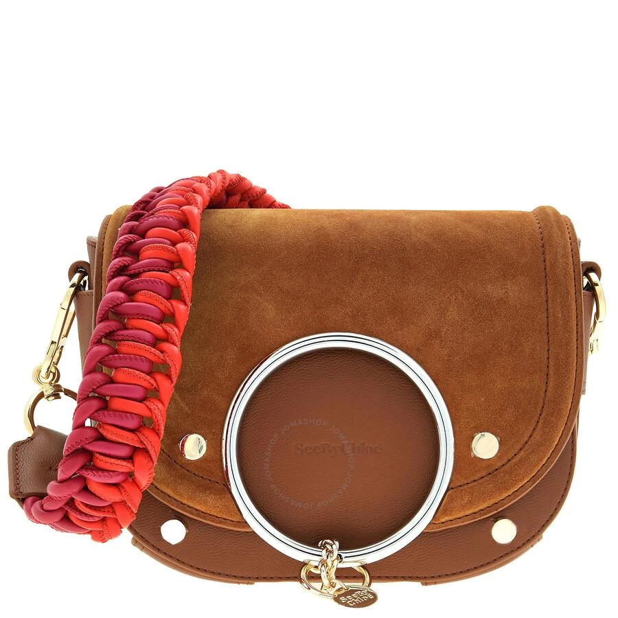 See by Chloé Mara Suede And Leather Crossbody Bag 1