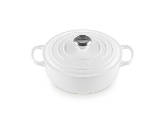 Le Creuset Sauteuse 24cm en fonte émaillée coton
