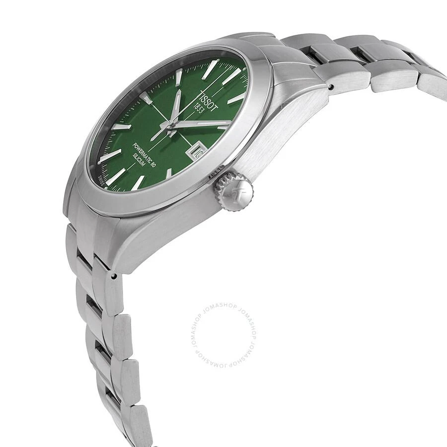 Tissot Tissot Gentleman Powermatic 80 Silicium Automatic Green Dial Men's Watch T127.407.11.091.01 2
