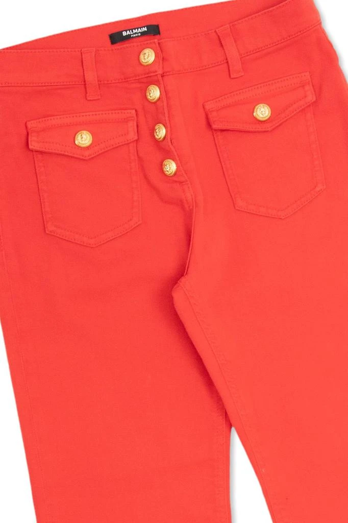 Balmain Balmain Kids High Waist Flared Jeans 3