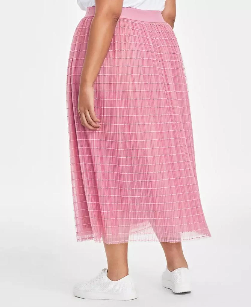 On 34th Plus Size Tulle A-Line Midi Skirt, Created for Macy's 4