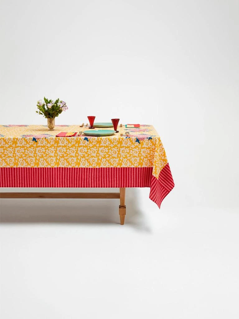 LISA CORTI Arabesque Corolla Rectangular Tablecloth 3
