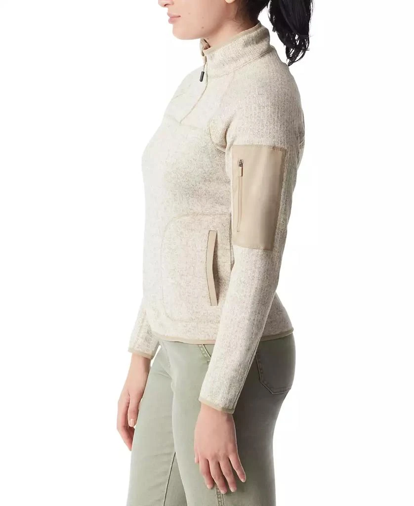 BASS OUTDOOR Women's Mixed-Media Pullover Sweater 3