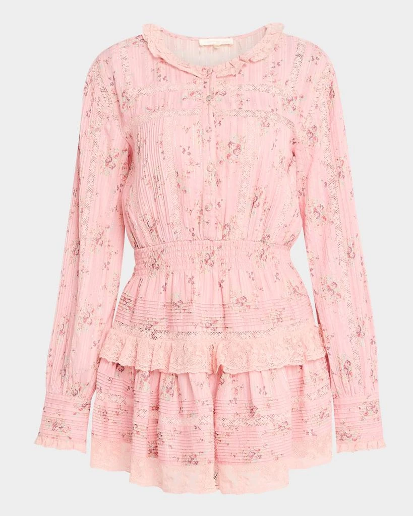 LOVESHACKFANCY Quinty Mini Dress 1
