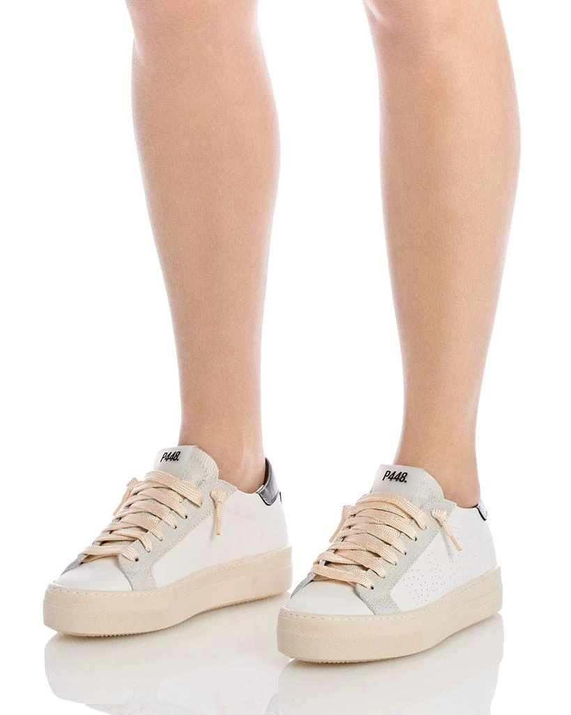 P448 Women's F23 Thea Lace Up Low Top Sneakers 2