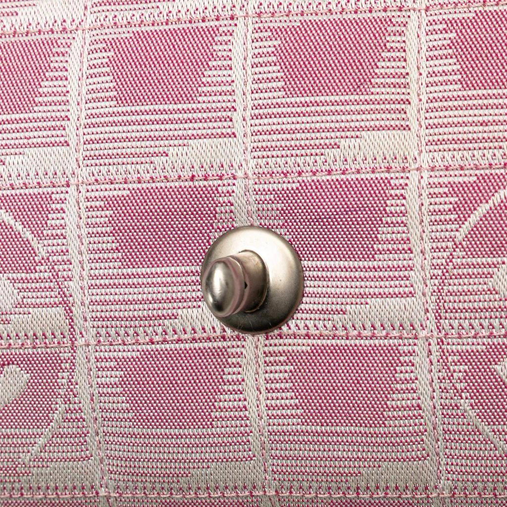 Chanel Chanel Pink Nylon New Travel Line East West Flap Bag 9