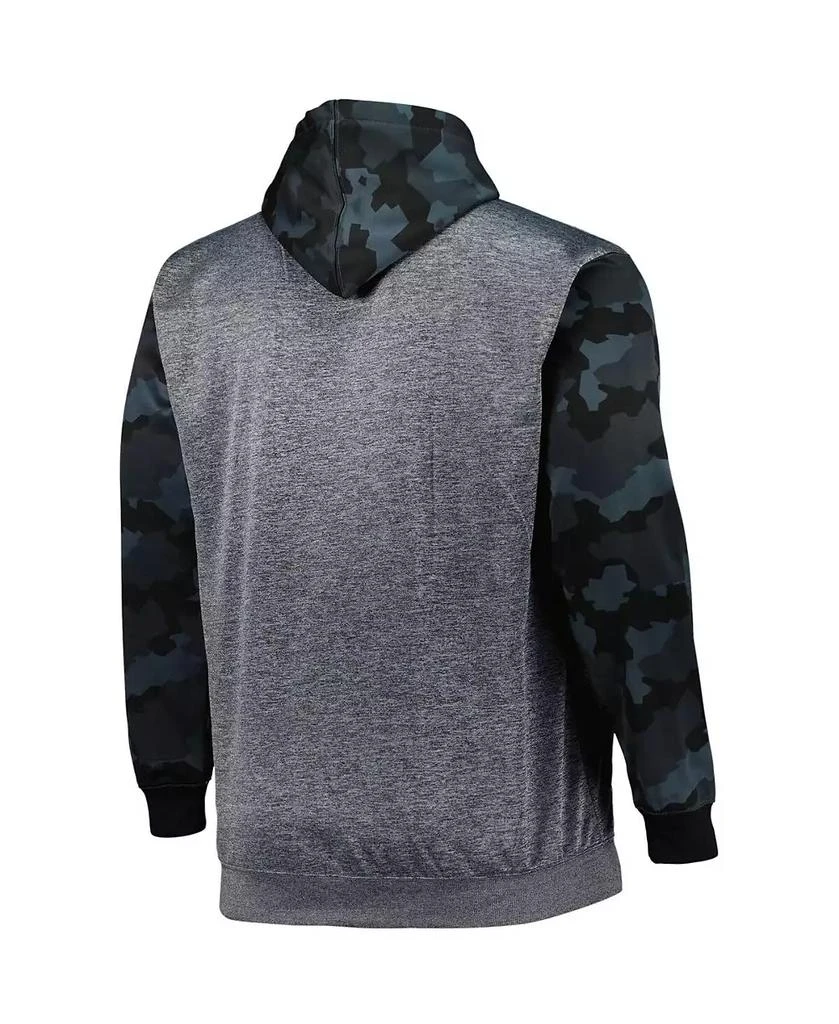 Fanatics Men's Heather Charcoal Atlanta Falcons Big and Tall Camo Pullover Hoodie 3
