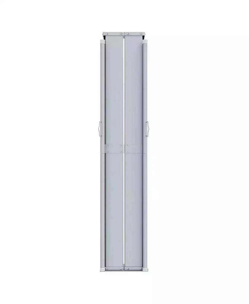 vidaXL Side Awning Cream Polyester with PU coating, steel, aluminum Large 4