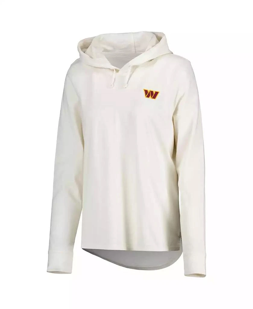 Tommy Bahama Women's Cream Washington Commanders Ashby Isles Jersey Pullover Hoodie 4