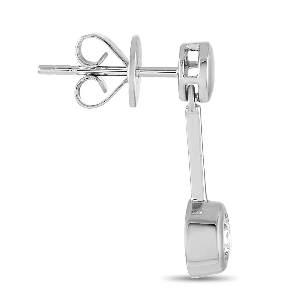 Non Branded 14K White Gold 0.58 ct Diamond Earrings 2