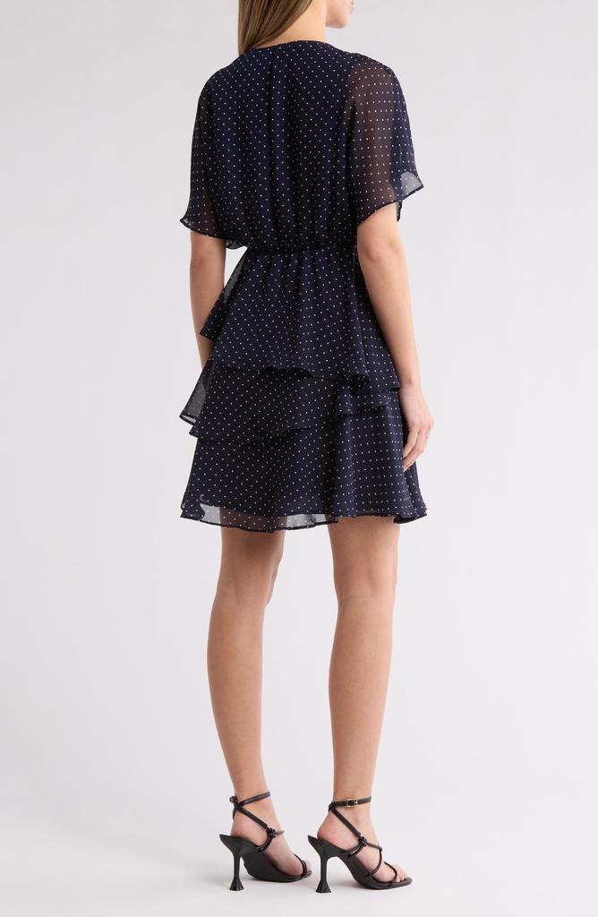 Halogen Dolman Sleeve Tiered Dress