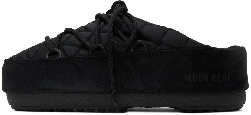 Moon Boot Black Quilted Mules 3