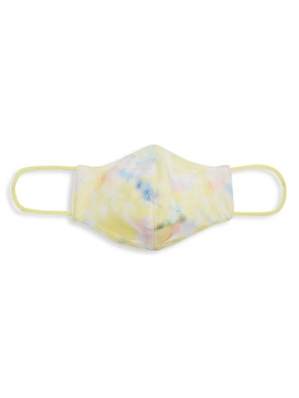 Alice + Olivia Abbi Structured Tie Dye Face Mask 1