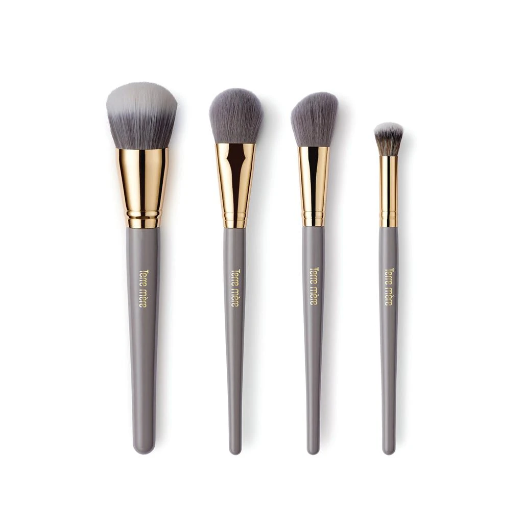 Terre Mere Cosmetics Travel Essential Brush Set (4 pcs)