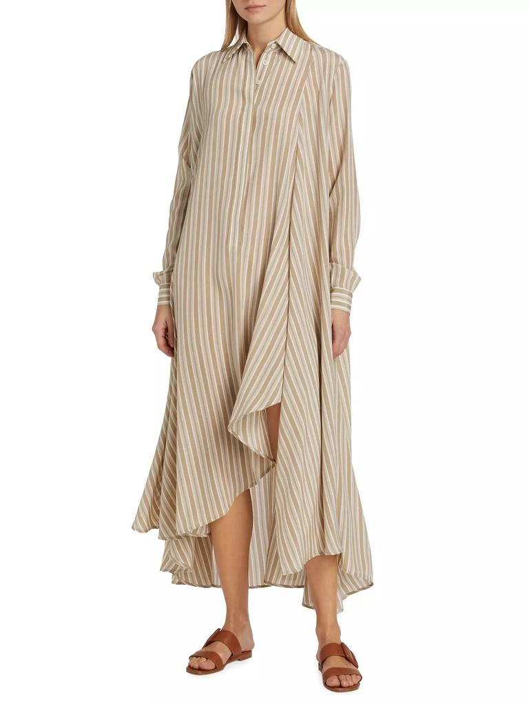 Michael Kors Striped Silk Caftan Shirtdress 3