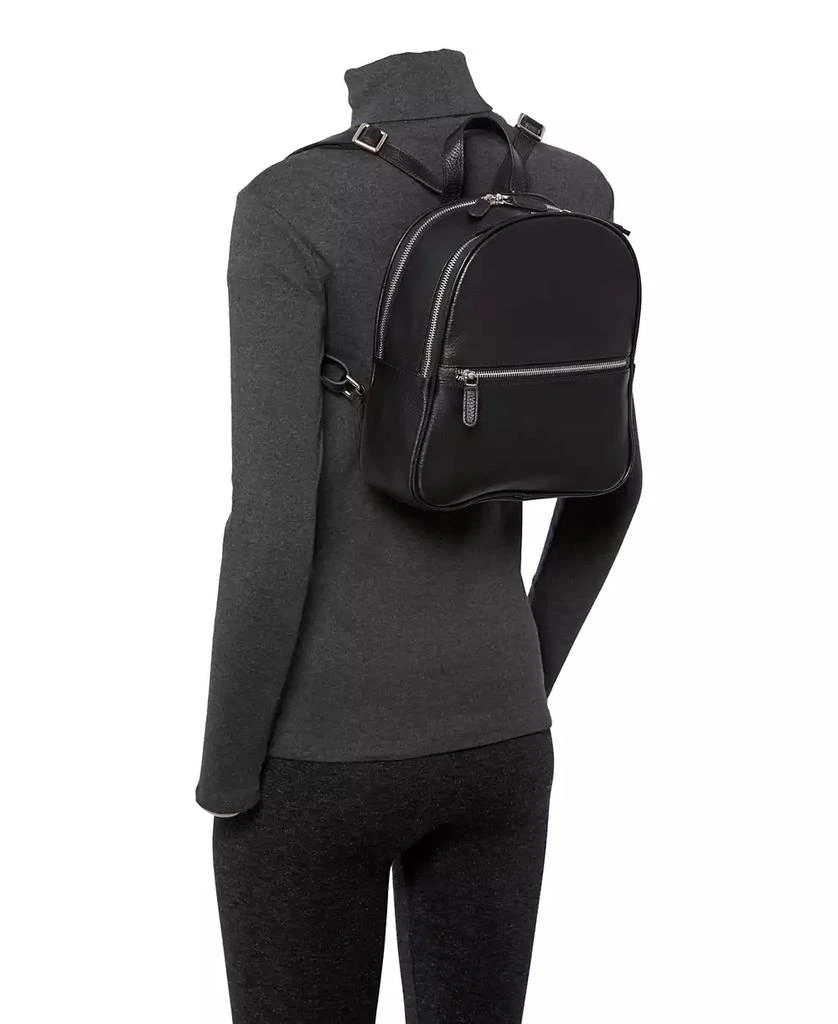 Mancini Leather Goods Women's Pebbled Audrey Backpack 6