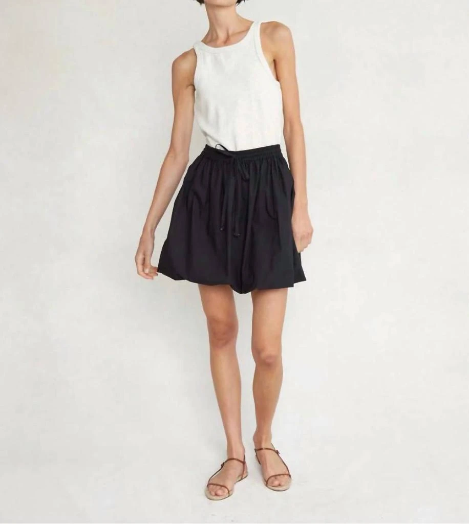 Chan Luu Bubble Skirt In Caviar 1