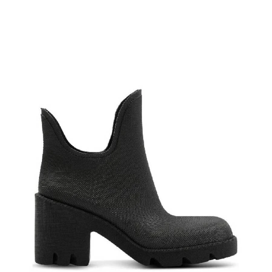 Burberry Marsh Round-Toe Ankle Rain Boots 1