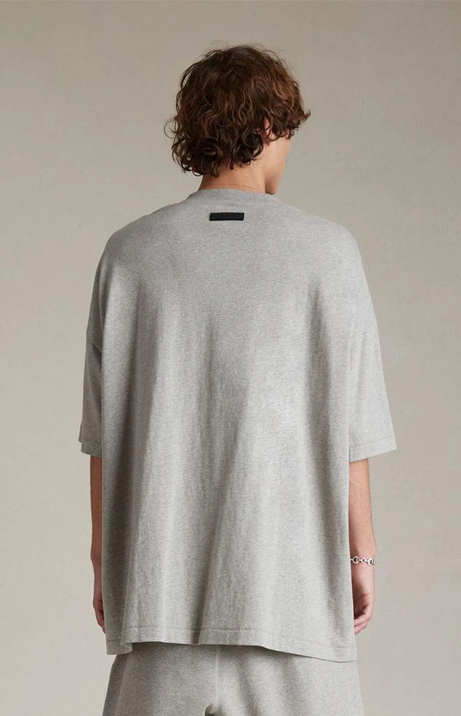 Essentials Dark Heather Oatmeal T-Shirt 4