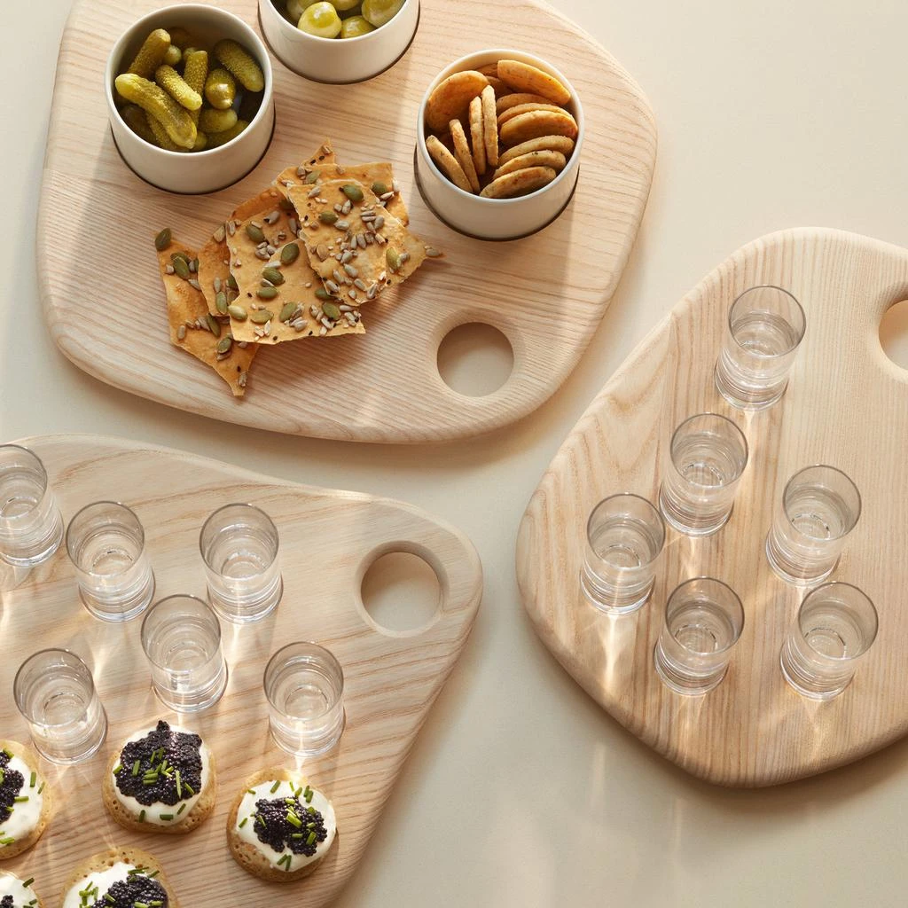 LSA International Palette tapas set - ash-porcelain w31.cm-l32.3cm 2