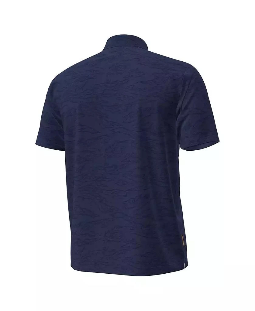 Under Armour Men's Navy Notre Dame Fighting Irish Drive Camo Jacquard Polo Shirt 2