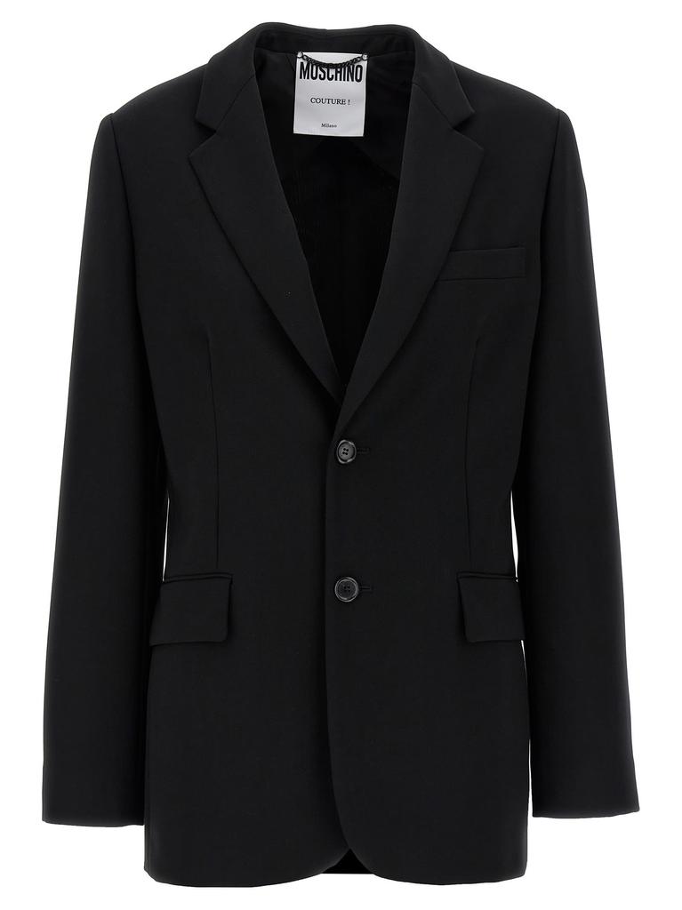 ジャケット Moschino Single-breasted martingale blazer Moschino Single-breasted Martingale Blazer - Jackets