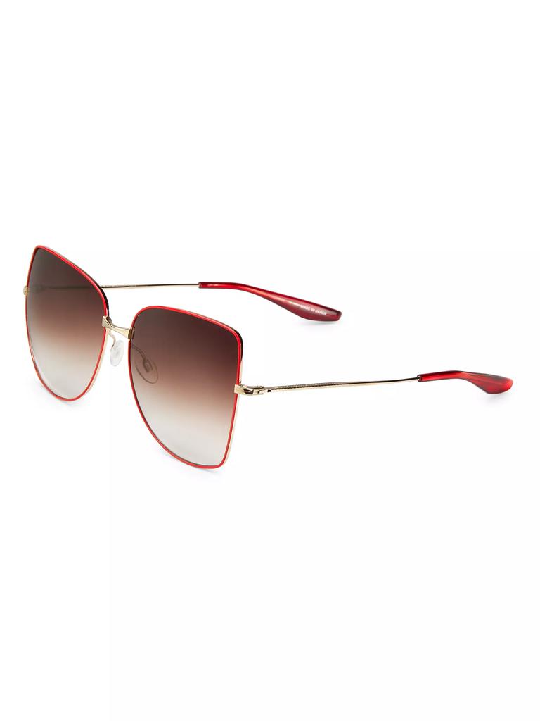 Barton Perreira Vilua 61MM Butterfly Sunglasses