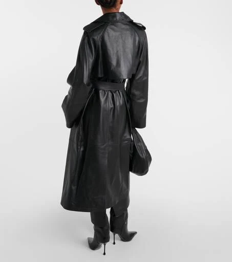 WARDROBE.NYC Leather trench coat 3