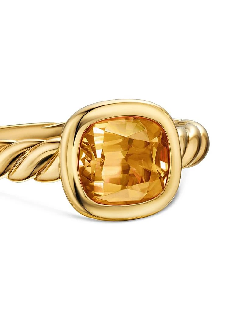 David Yurman DY Mercer Stone Ring in 18K Yellow Gold 5