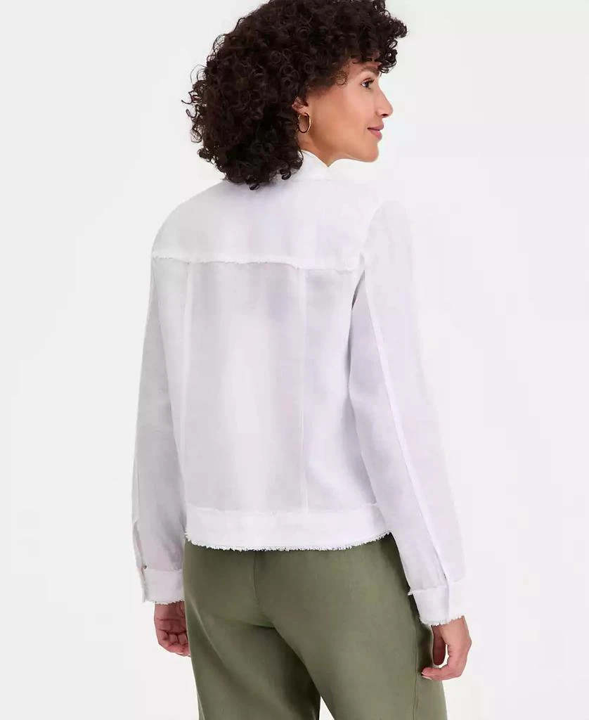 Charter Club Women
s 100% Linen Jacket, Created for Macy
s 2