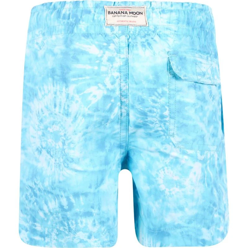 BANANA MOON Tie dye swimming trunks in blue 2