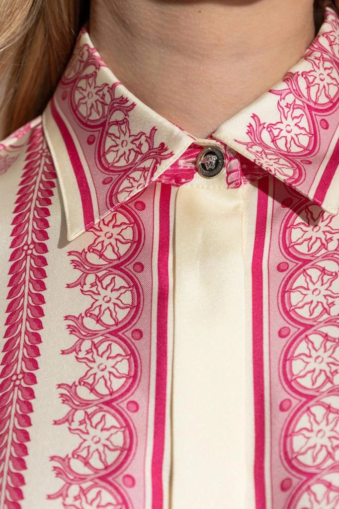 Versace Versace Barocco Printed Long-Sleeved Shirt 5