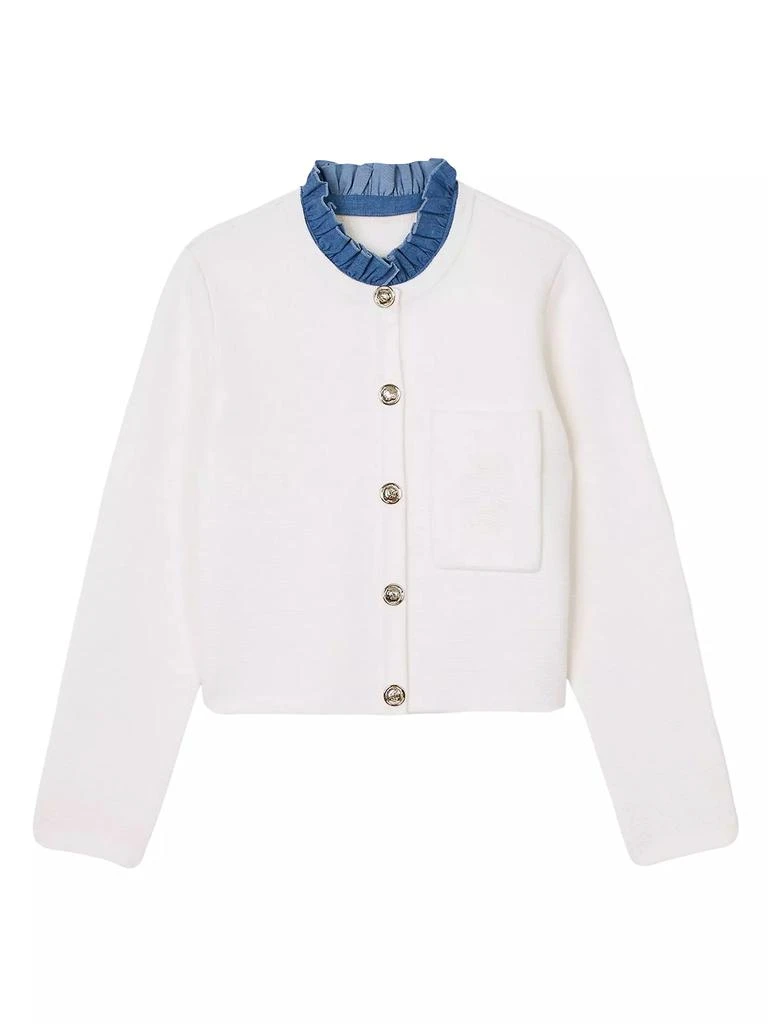 Sandro High-Neck Cardigan 1