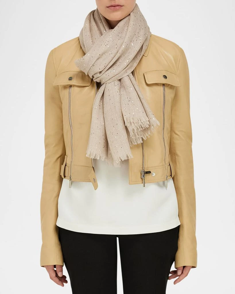 Salvatore Ferragamo Star Sequin-Embellished Scarf 2