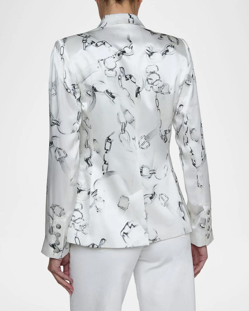 L
Agence Colin Silk Double-Breasted Blazer 3