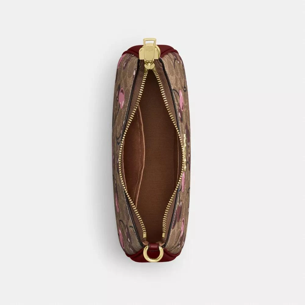 undefined Teri Shoulder Bag In Signature Canvas With Cherry Print 5