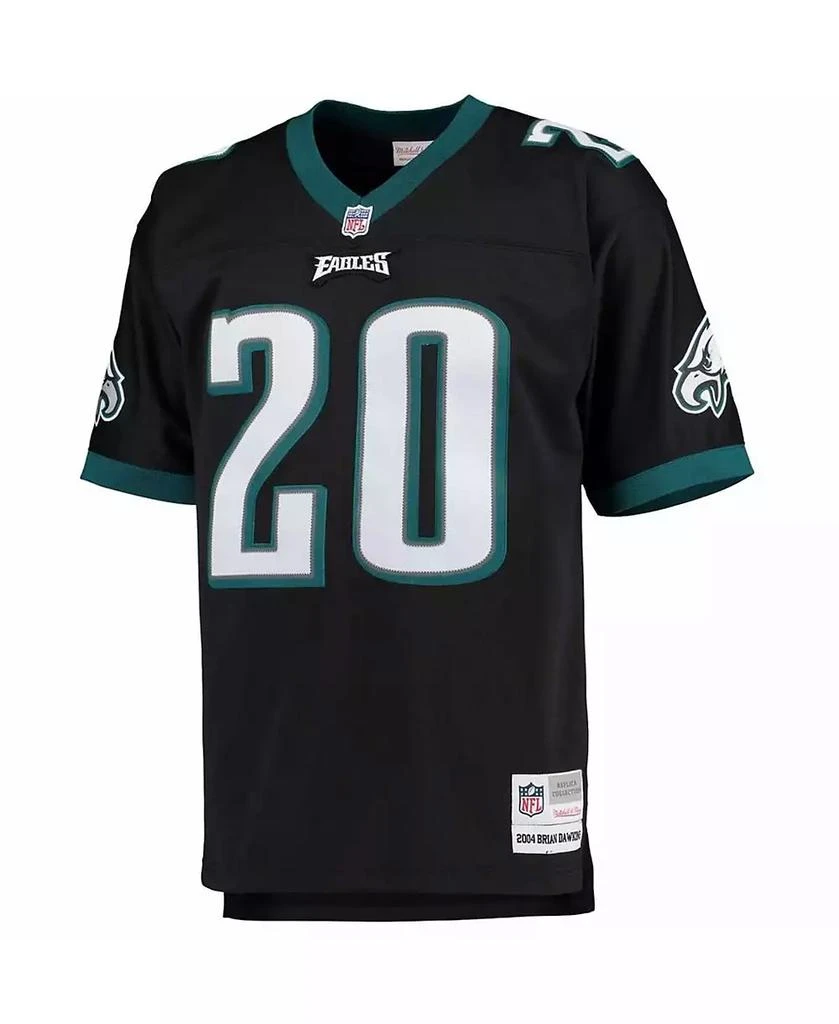 Mitchell and Ness Men's Brian Dawkins Black Philadelphia Eagles Big and Tall 2004 Retired Player Replica Jersey 3